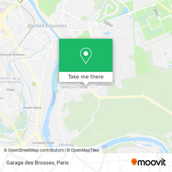 Garage des Brosses map