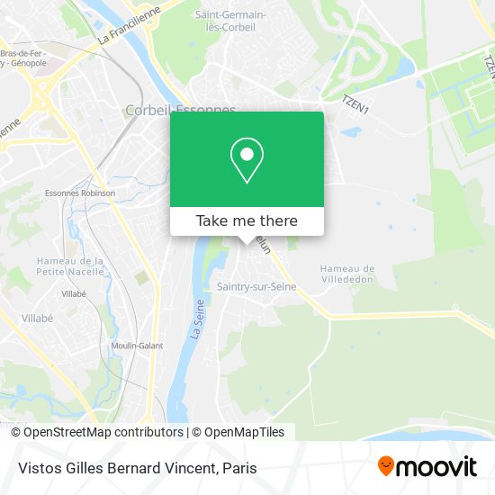 Mapa Vistos Gilles Bernard Vincent