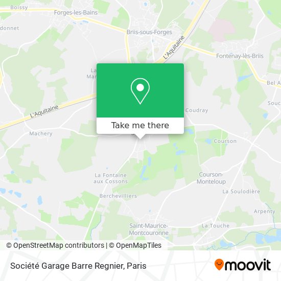 Société Garage Barre Regnier map