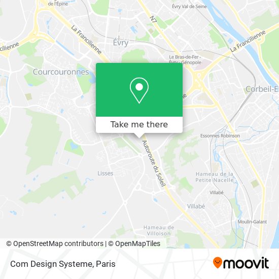 Com Design Systeme map