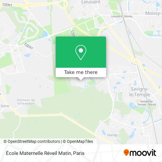 Mapa École Maternelle Réveil Matin