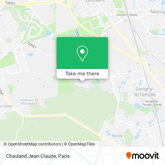 Mapa Chauland Jean-Claude