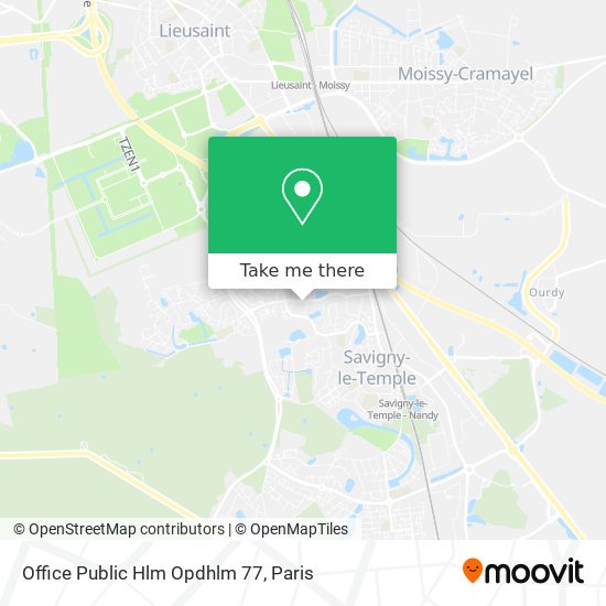 Office Public Hlm Opdhlm 77 map