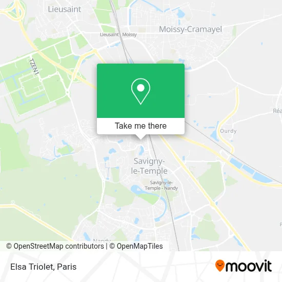 Elsa Triolet map