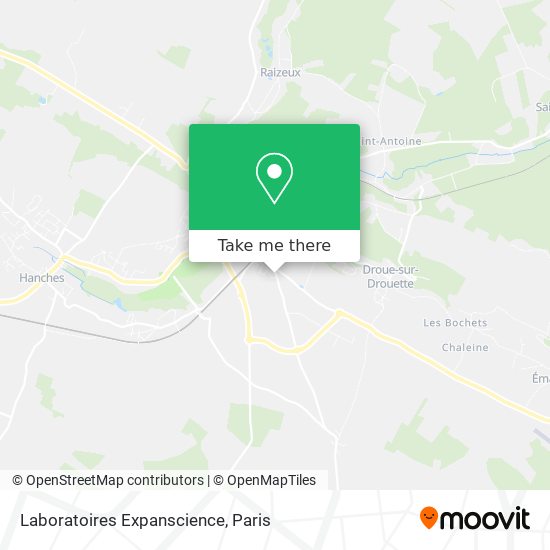 Laboratoires Expanscience map