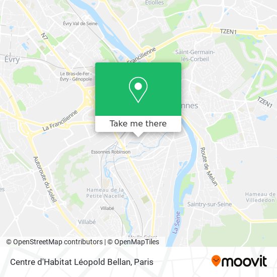 Centre d'Habitat Léopold Bellan map