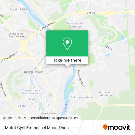 Matot Cyril Emmanuel Marie map