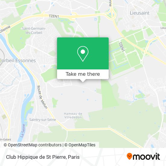 Club Hippique de St Pierre map