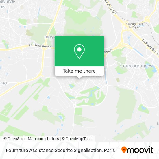 Mapa Fourniture Assistance Securite Signalisation