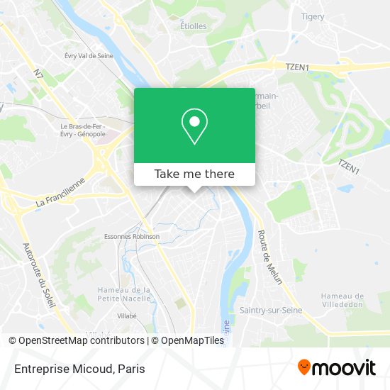 Entreprise Micoud map