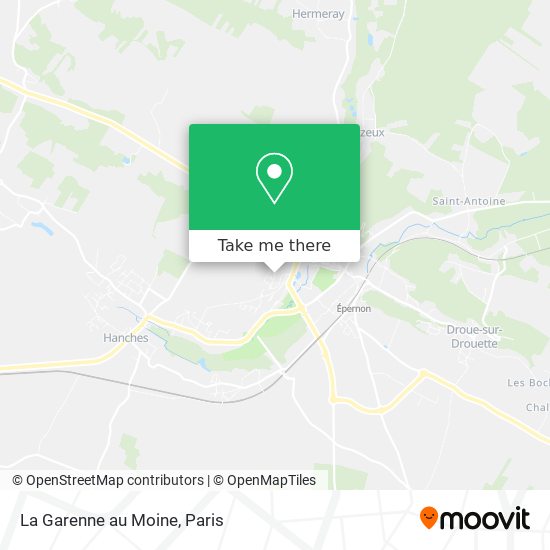 Mapa La Garenne au Moine