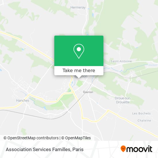 Mapa Association Services Familles