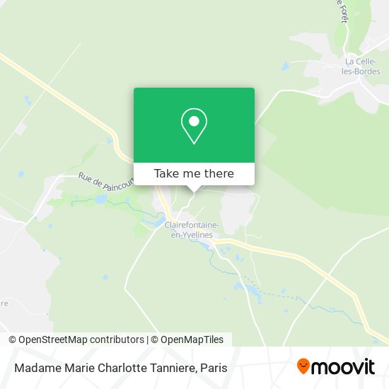 Madame Marie Charlotte Tanniere map