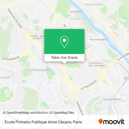 Mapa École Primaire Publique Aimé Césaire