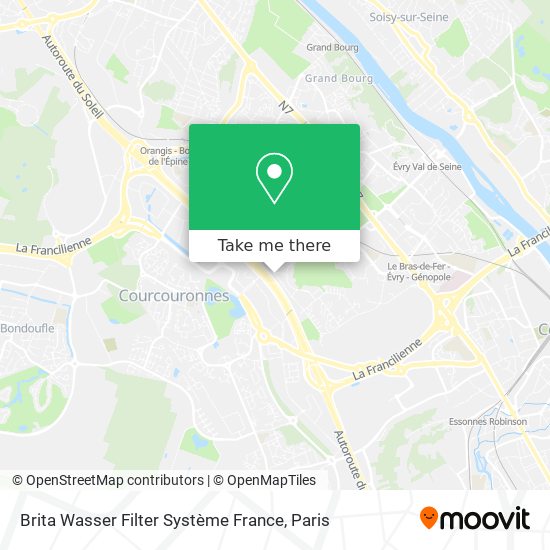 Brita Wasser Filter Système France map