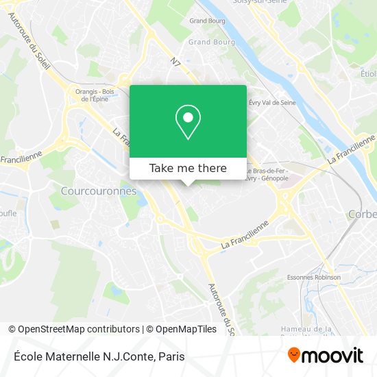 École Maternelle N.J.Conte map