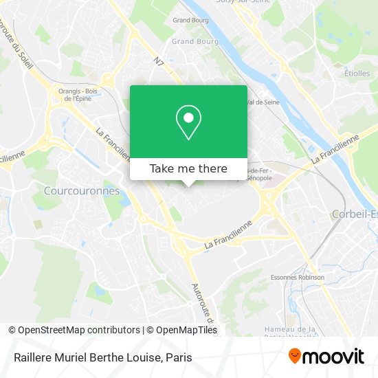 Raillere Muriel Berthe Louise map