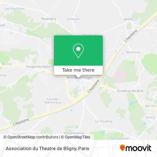 Association du Theatre de Bligny map
