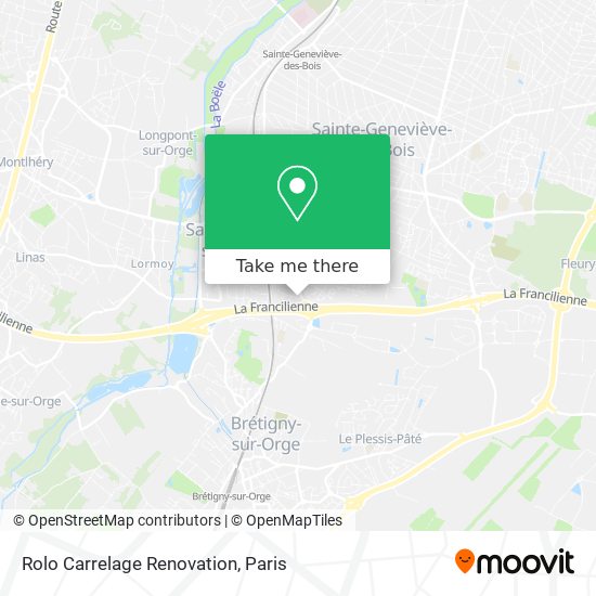 Rolo Carrelage Renovation map