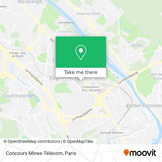 Concours Mines-Télécom map