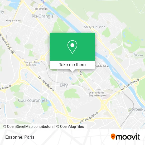 Essonne map