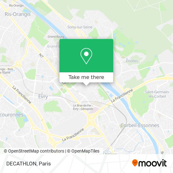 Mapa DECATHLON