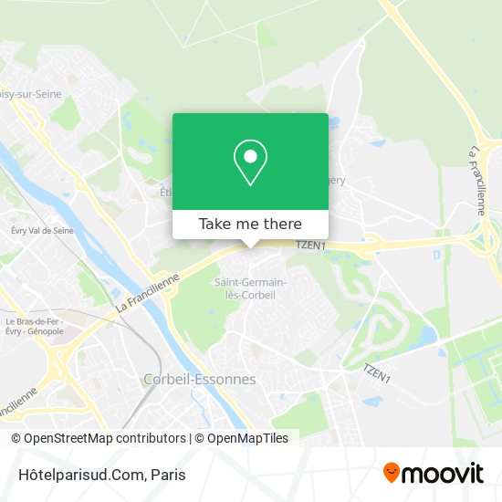 Hôtelparisud.Com map