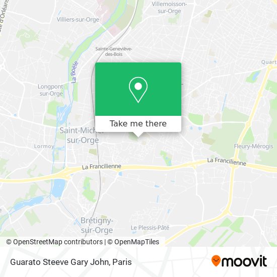 Guarato Steeve Gary John map