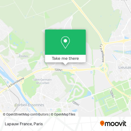 Lapauw France map