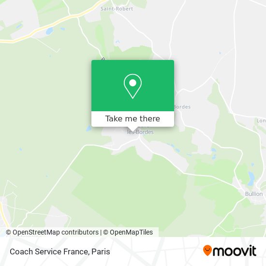 Mapa Coach Service France