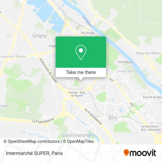 Intermarché SUPER map