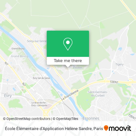 École Élémentaire d'Application Hélène Sandre map