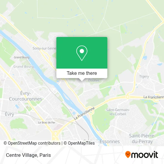 Centre Village map