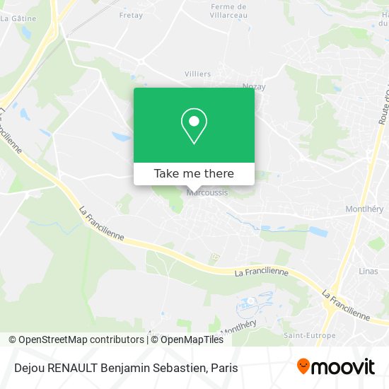 Dejou RENAULT Benjamin Sebastien map