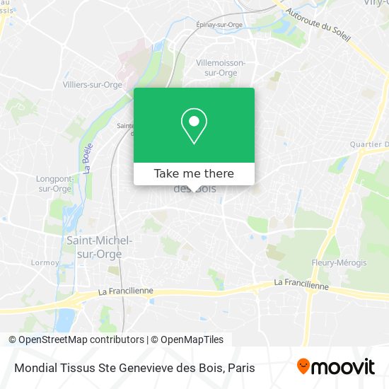 Mapa Mondial Tissus Ste Genevieve des Bois