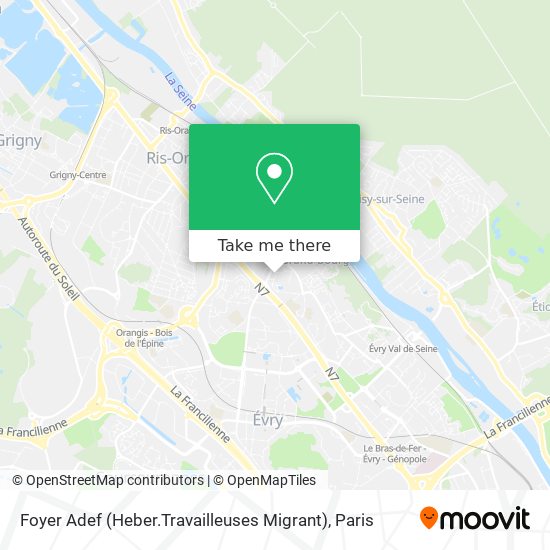 Foyer Adef (Heber.Travailleuses Migrant) map