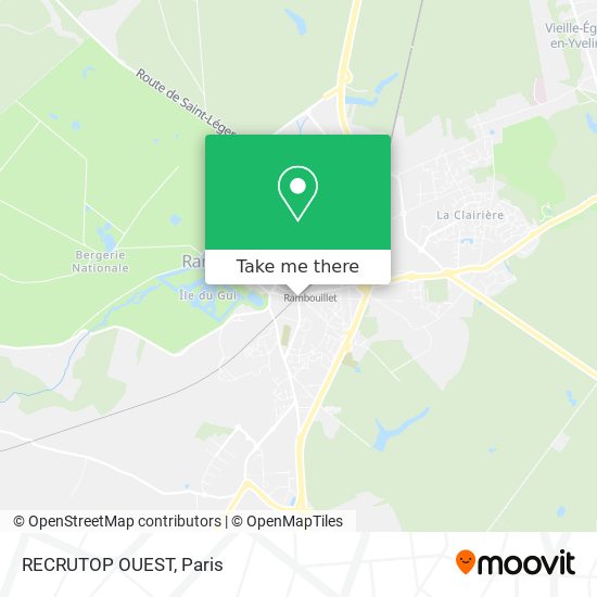 RECRUTOP OUEST map
