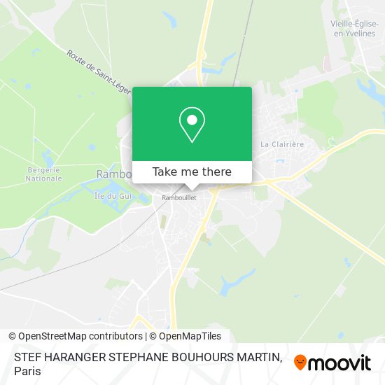 Mapa STEF HARANGER STEPHANE BOUHOURS MARTIN