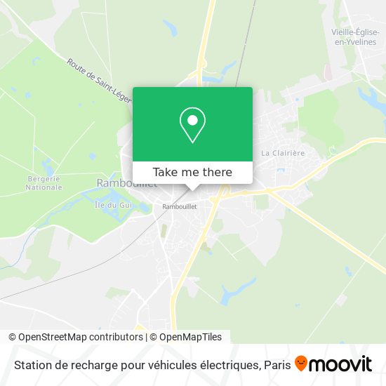 Mapa Station de recharge pour véhicules électriques