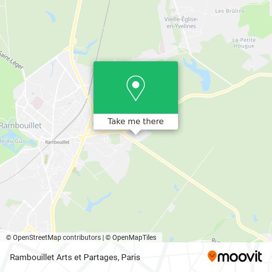 Rambouillet Arts et Partages map