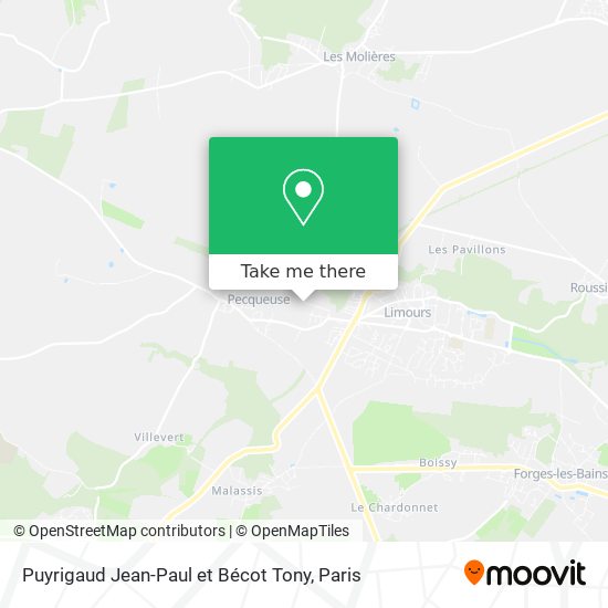 Mapa Puyrigaud Jean-Paul et Bécot Tony