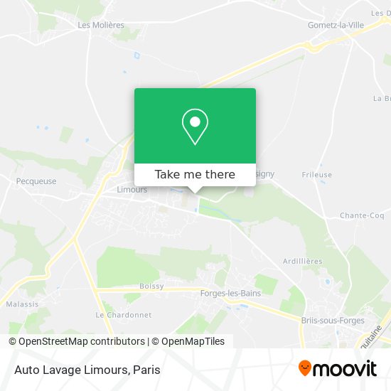 Auto Lavage Limours map