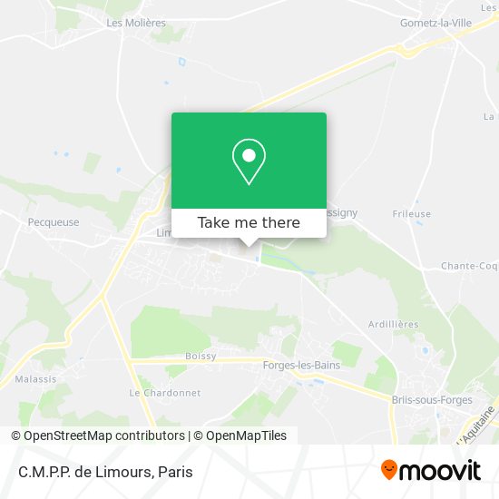 C.M.P.P. de Limours map