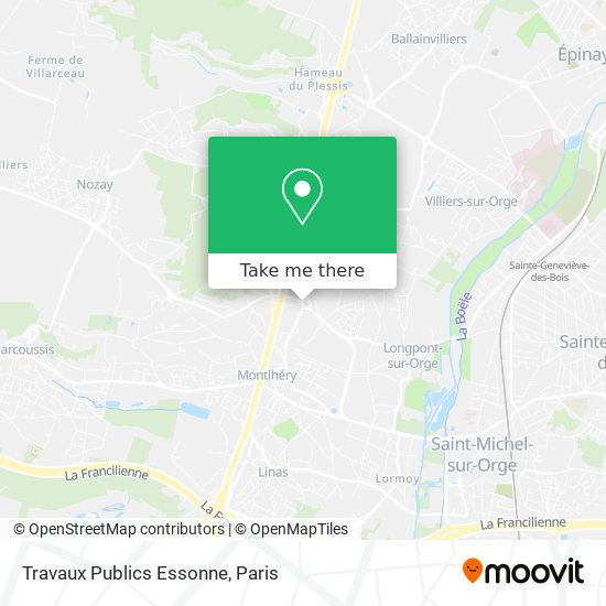 Mapa Travaux Publics Essonne