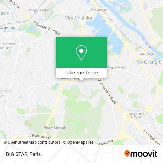 BIG STAR map