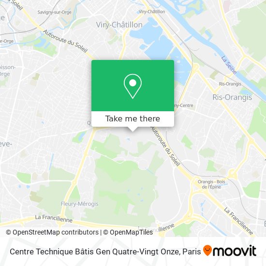 Centre Technique Bâtis Gen Quatre-Vingt Onze map