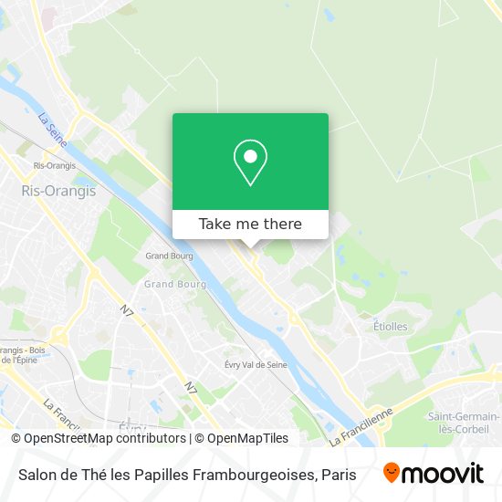 Mapa Salon de Thé les Papilles Frambourgeoises