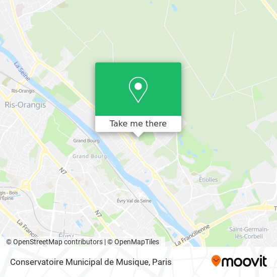 Mapa Conservatoire Municipal de Musique