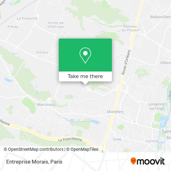Entreprise Morais map