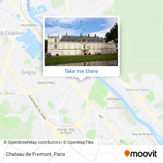 Mapa Chateau de Fromont